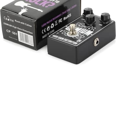 Caline CP-501 Osmium High Gain Distortion Guitar Effect Pedal for Electric Guitar and Bass image 4