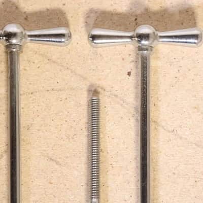 Ludwig 5-1/4" Chrome T Rods 8pk Vintage 1950's -60's #3 image 3