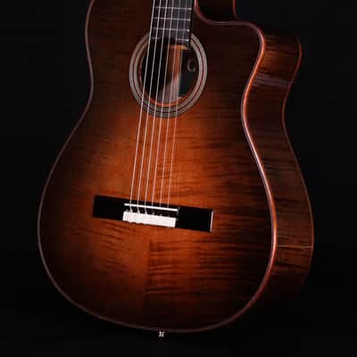 Cordoba Fusion 12 Cinnamon Burst Nylon String Guitar image 2