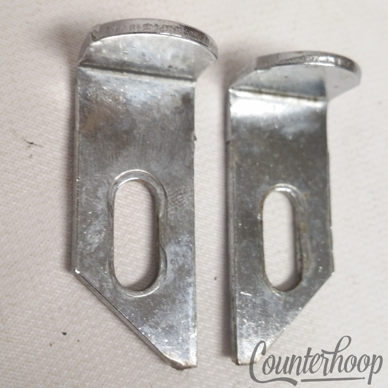 Rogers Swivomatic Bass Drum Pedal Spurs Left+Right Parts Adjustable Vintage 60s — main photograph
