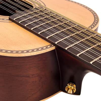 Vintage 'Viator' Paul Brett 12-String Electro-Acoustic Travel Guitar ~ Natural image 8