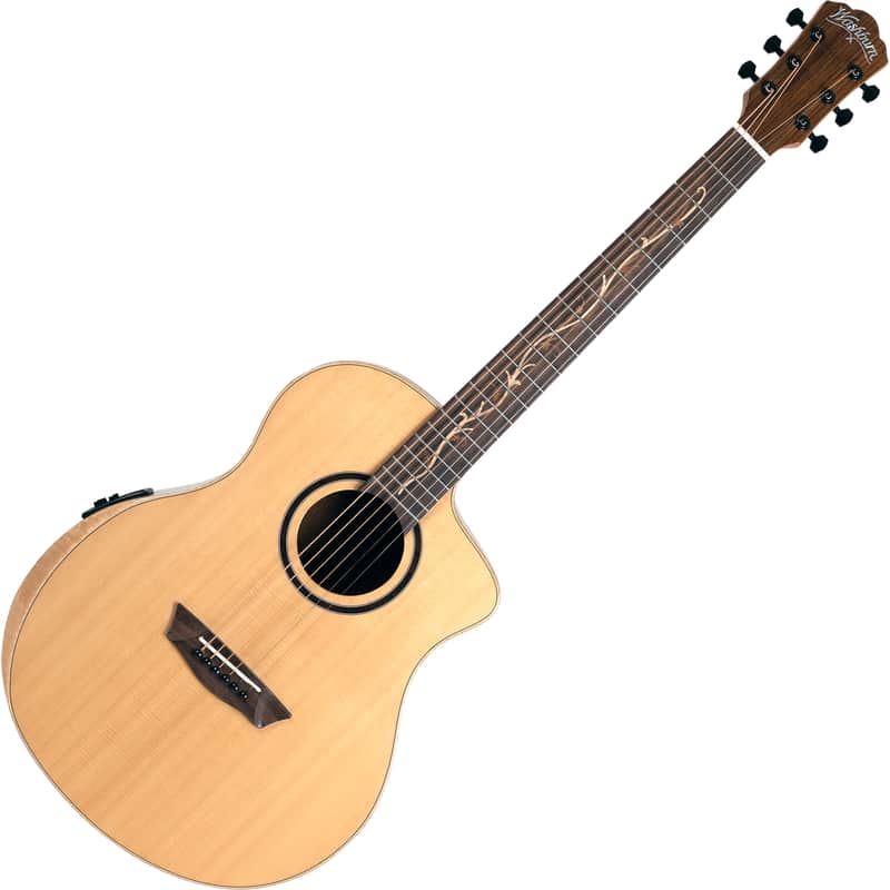 Washburn BTSC40SCE Bella Tono Suprema Solid Sitka Spruce Top Okoume Neck 6-String Acoustic-Electric Guitar image 1