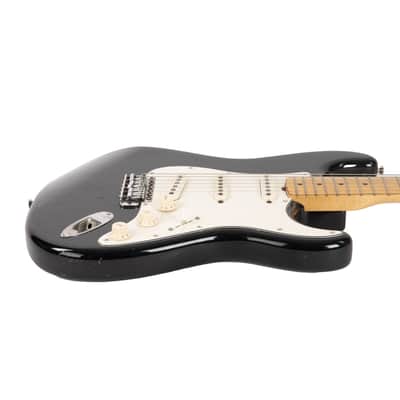 Used Squire Stratocaster Black MIJ Early 80s image 4