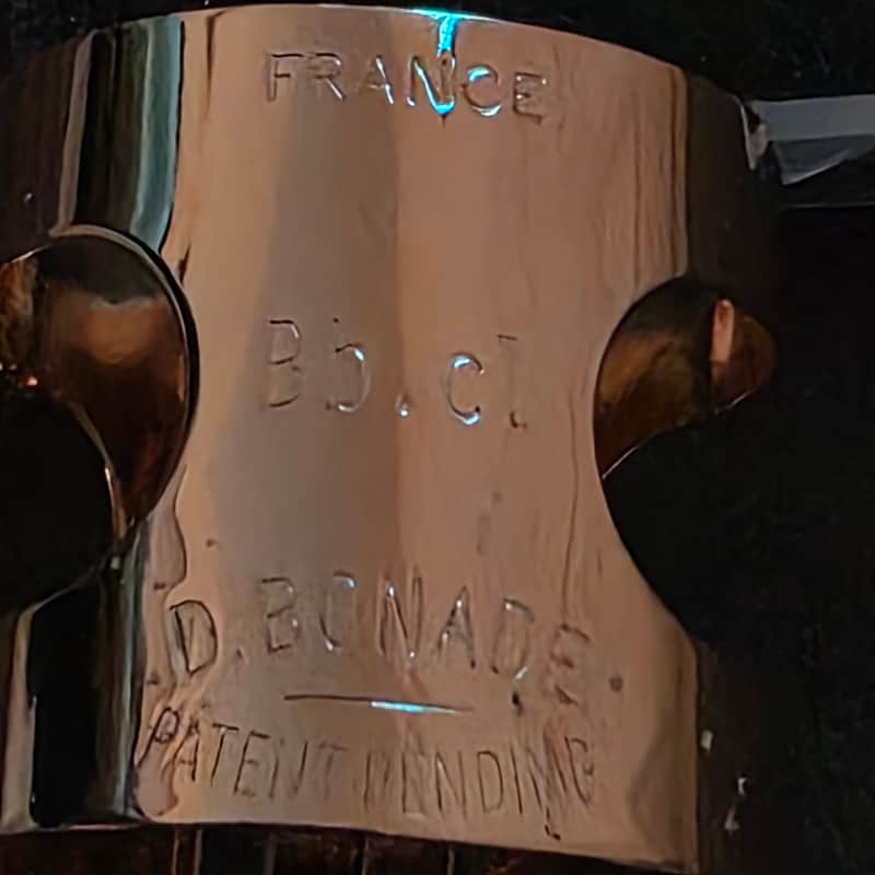 Bonade Pink Gold Plated Bb Clarinet Ligature Non Inverted image 1