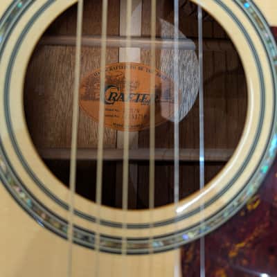 Crafter DE8/N Electro Acoustic Guitar image 8