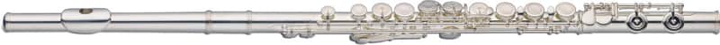 STAGG Silver-Plated C Flute with Closed Holes, Offset G, and Split E Mechanism image 1