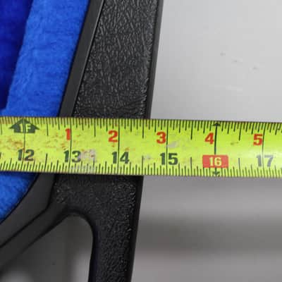 1980s Gibson Chainsaw Case Black/Blue image 12