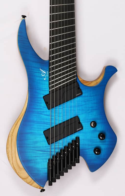 Agile 8 String Multi-Scale Fan Fret Headless Electric CHIRAL