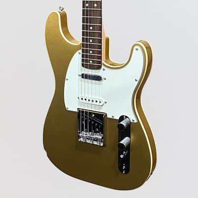 Fender Squier Paranormal Custom Nashville Stratocaster Electric Guitar - Aztec Gold image 3