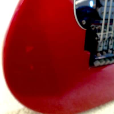 Fender   Heartfield Talon V 1991 Chrome Red MIJ FujiGen Factory Dimarzio Floyd Vinnie Moore Satchel image 8
