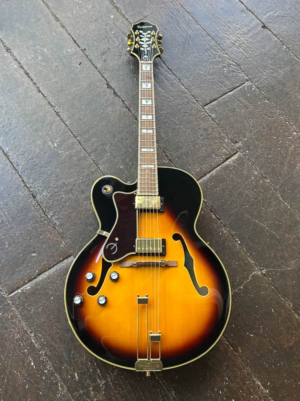 Epiphone Broadway with Laurel Fretboard Left-Handed 2023 - Present - Vintage Sunburst image 1