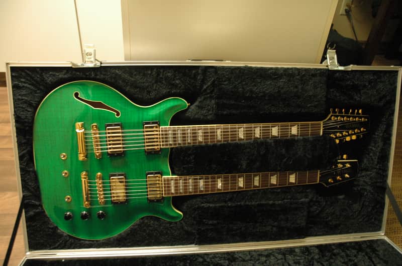 Hamer Artist Custom Double Neck 1275 1998 - Emerald image 1