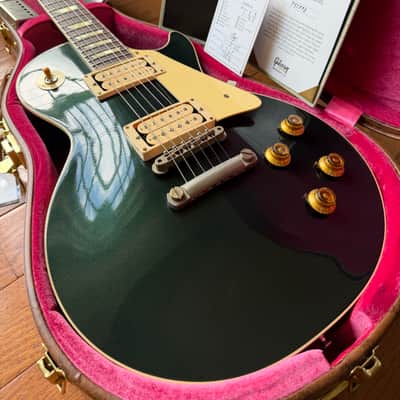 2025 Gibson M2M Custom Shop ‘57 Reissue R7 Murphy Ultra Light Aged Stinger - British Racing Green image 1