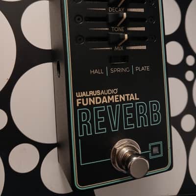 Walrus Audio Fundamental Reverb 2023 - Present - Black / Teal image 2