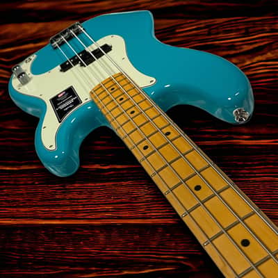 Fender AM Pro II P-Bass, Miami Blue / Maple *IN STOCK* image 4
