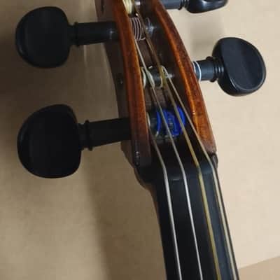 Unbekannt Antikes Barock-Cello aus Schlesien – um 1800 – außergewöhnlicher Klang 1800 - Braun image 7