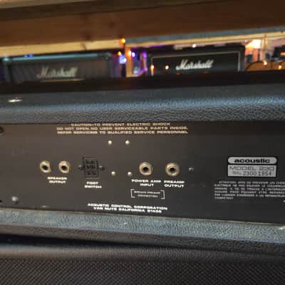 Acoustic Model 230 Amp Head 1977-1984 - Local Pickup Only image 2