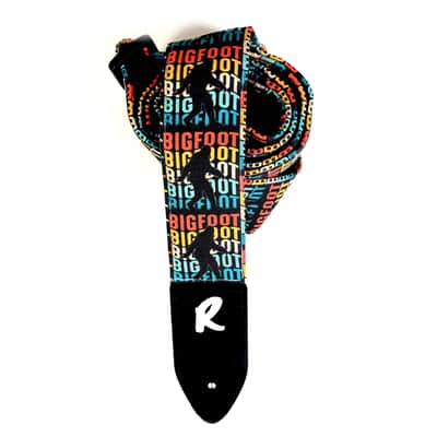 Bigfoot Guitar Strap - Big foot Sighting Guitar Strap - Sasquatch Guitar Strap - Yeti Guitar Strap - Double Padded Comfortable image 2
