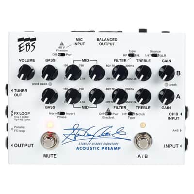 EBS Stanley Clark Signature Acoustic Preamp. New with Full Warranty! image 13