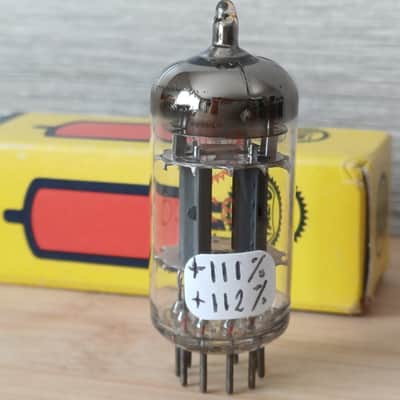 Extremely rare NOS NIB 1965 SIEMENS E82CC TRILPE MICA VALVO label special quality ecc82 12au7 like 5814 ecc802S super strong, fully tested Superb sounding tubes ! image 5