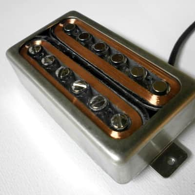 Q pickups TRANSPARENT BOBBIN Open RAW Cover Humbucker PAF Guitar Pickup Hand Wound By Q Pickups image 4