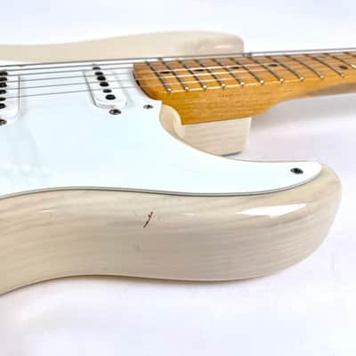 Fender Stratocaster 1955 Hardtail Custom Shop Time Capsule 2022 - White Blonde image 8