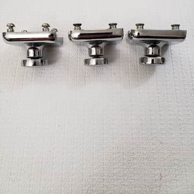 Slingerland Dynamo Hi-Hat Stand Clamps 1960s-1970s - Chrome image 3