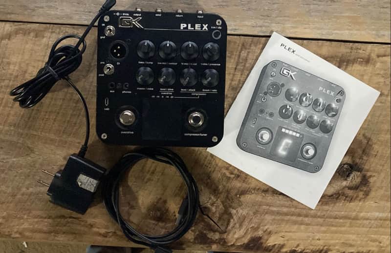 Gallien-Krueger PLEX 4-Band Active Bass Preamp Pedal 2019 Black image 1