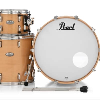 Pearl Professional Series 3 Piece Shell Pack - 22" Bass Drum NATURAL MAPLE image 2