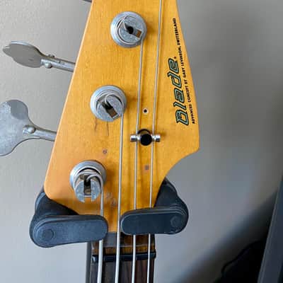 Rare Blade Levinson PJ Bass 1990 Cherry Burst, Maple top. image 9