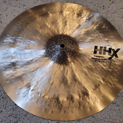 🥁 SABIAN HHX Complex Medium Hi-Hats 15" – Unplayed – Premium B20 Bronze – Dark, Fat, Sizzling Tone image 2