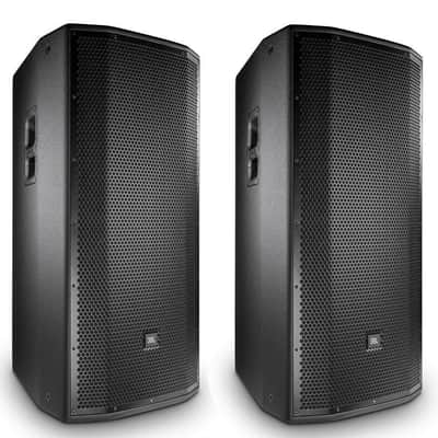 JBL PRX735W 15" Powered 3-Way Main Speaker System 2010s - Black image 2