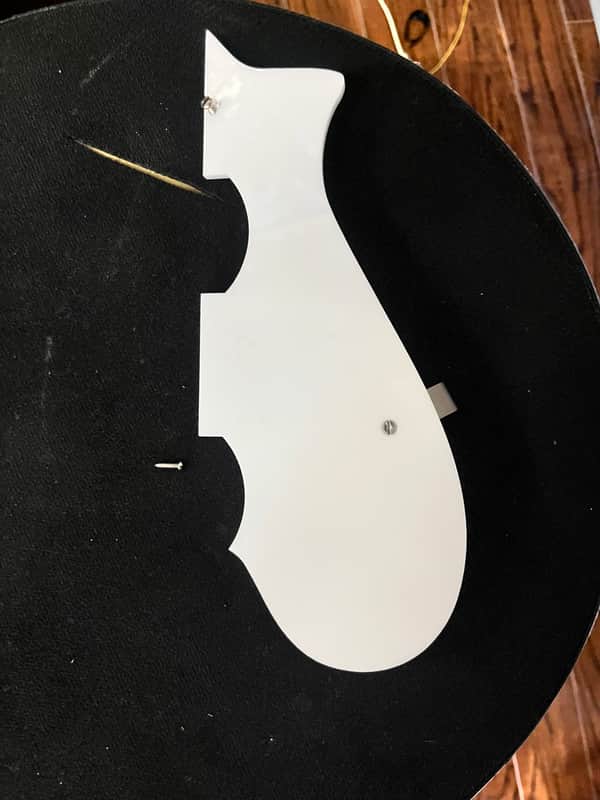 Harmony H63 repro pickguard with original mounting hardware and bracket 1950s 1960s image 1