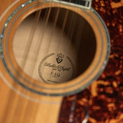 Guild F-512 Maple Jumbo - Blonde Nitro image 10