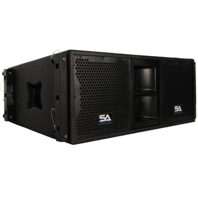 SALA-210 - Pair of Passive 2x10 Line Array Speakers with Dual Compression Drivers image 2