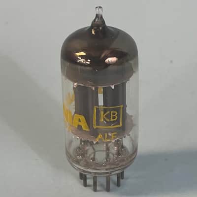 1970s Sylvania 5963 12AU7WA Vintage Long Plate Halo Getter Preamp Tube! T220 image 3