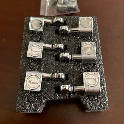 Kluson KL-3801C 3x3 Contemporary Locking Tuners - 19:1 2010s - Chrome image 1