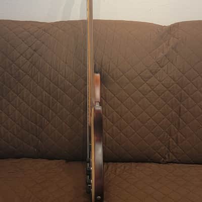Cort B4ELEMENTOPN Mahogany Body Ash Top 5pcs Walnut & Panga Panga 4-String Electric Bass Guitar w/Hard Case image 3