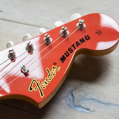 🇯🇵 Fender Mustang Reissue Competition MIJ Japan Fiesta Red 2007-2010 MG-73 CO FRD image 11