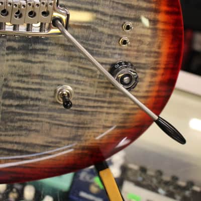 PRS SE Custom 24-08 Electric Guitar Charcoal Cherry Burst w/Gigbag 7lbs 8oz image 3