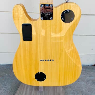 MICHAEL KELLY HYBRID TELE STYLE ELECTRIC GUITAR W/FISHMAN PIEZO PICKUP W/ BAG image 5