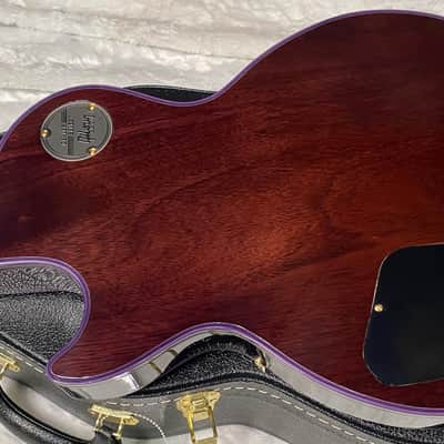 NEW! Gibson Dealer Select Custom Shop Les Paul Custom Purple Widow AAA Figured Flame Top - Authorized Dealer - 10.6 lbs - G07677 image 13