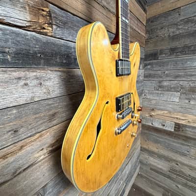 Epiphone Sheraton II 1995 Ebony (Stripped Natural) *Made in Korea* w/ Case image 4