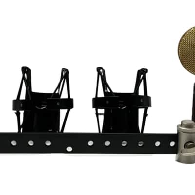 New Pinnacle Microphones Fat Top | Stereo Pair | Ribbon Microphone | Brown | Free XLR Cable image 1