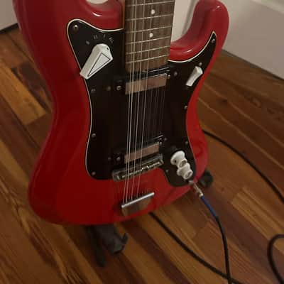 Eko 12-string electric Mid-60s - Red gloss image 3