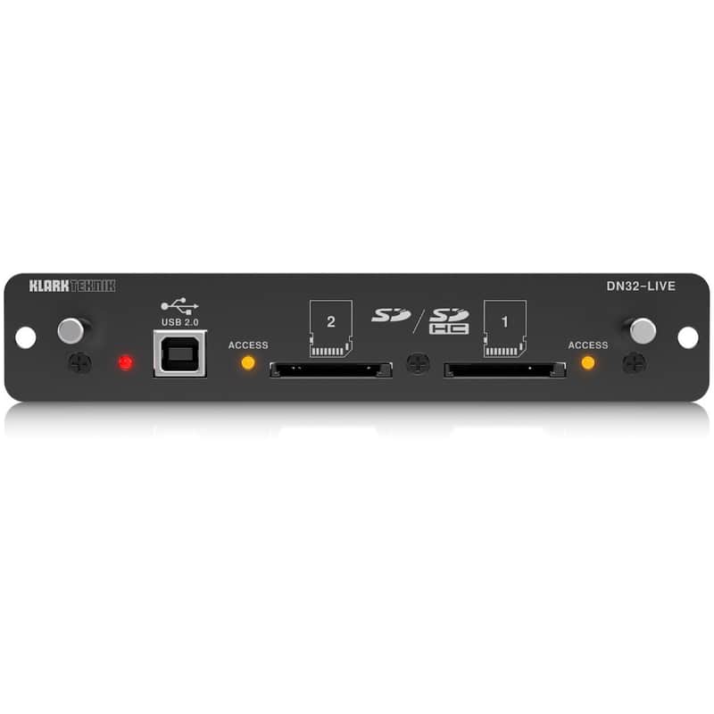 Klark Teknik DN32-LIVE SD and USB Expansion Module image 1