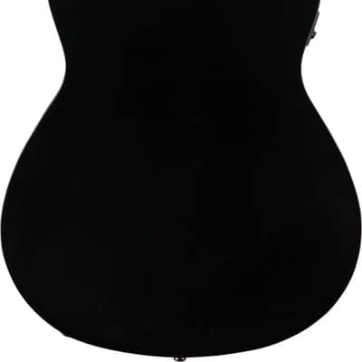 Fender CN-140SCE Nylon Thinline Acoustic Electric Guitar. Walnut FB, Black w/case image 10