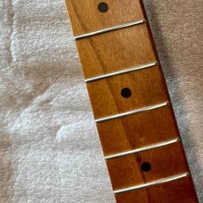 Guitar Mill Telecaster Neck 2026 - 1 pc Roasted Maple Aged Nitro + Gotoh Tuners & Bone Nut image 10