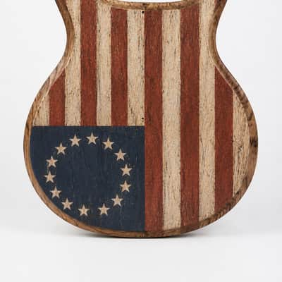 Weymann® Official Replacement Body - Type D "1776" - USA Made - Hand Painted - Solid Body Electric Guitar image 2
