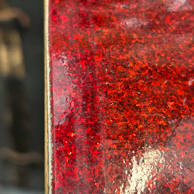 Rogers 10" deep X 14" head Marching Snare Drum (175-1265) 60's - Red Sparkle Bild 21